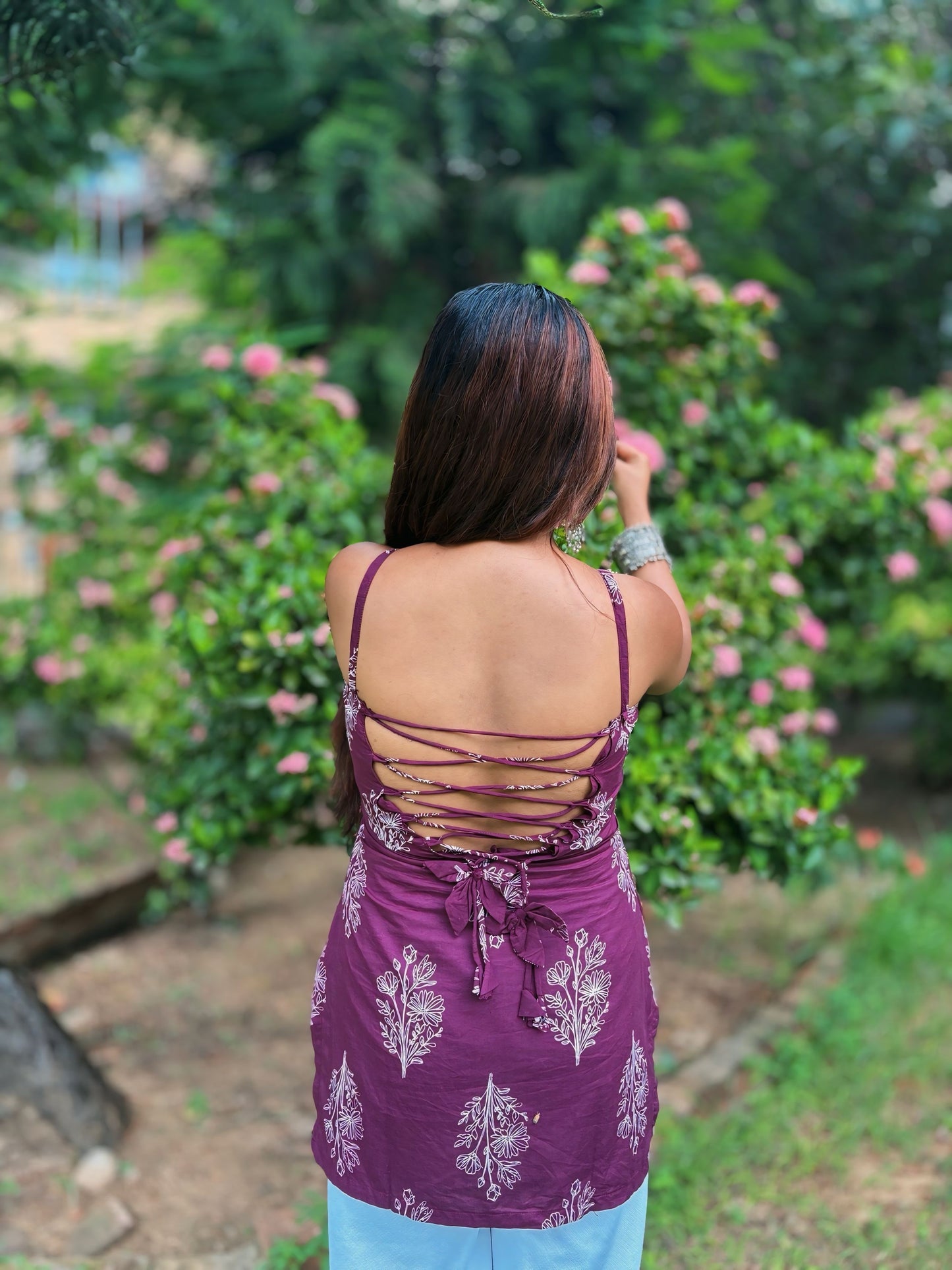 🌸 Tara Backless Kurti ✨