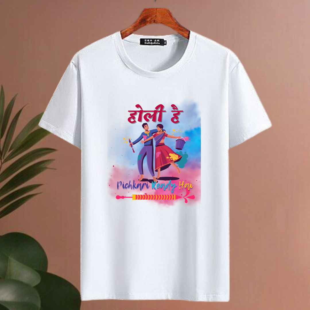 Pichkari ready hai Holi T-Shirt | Unisex Tshirt Online