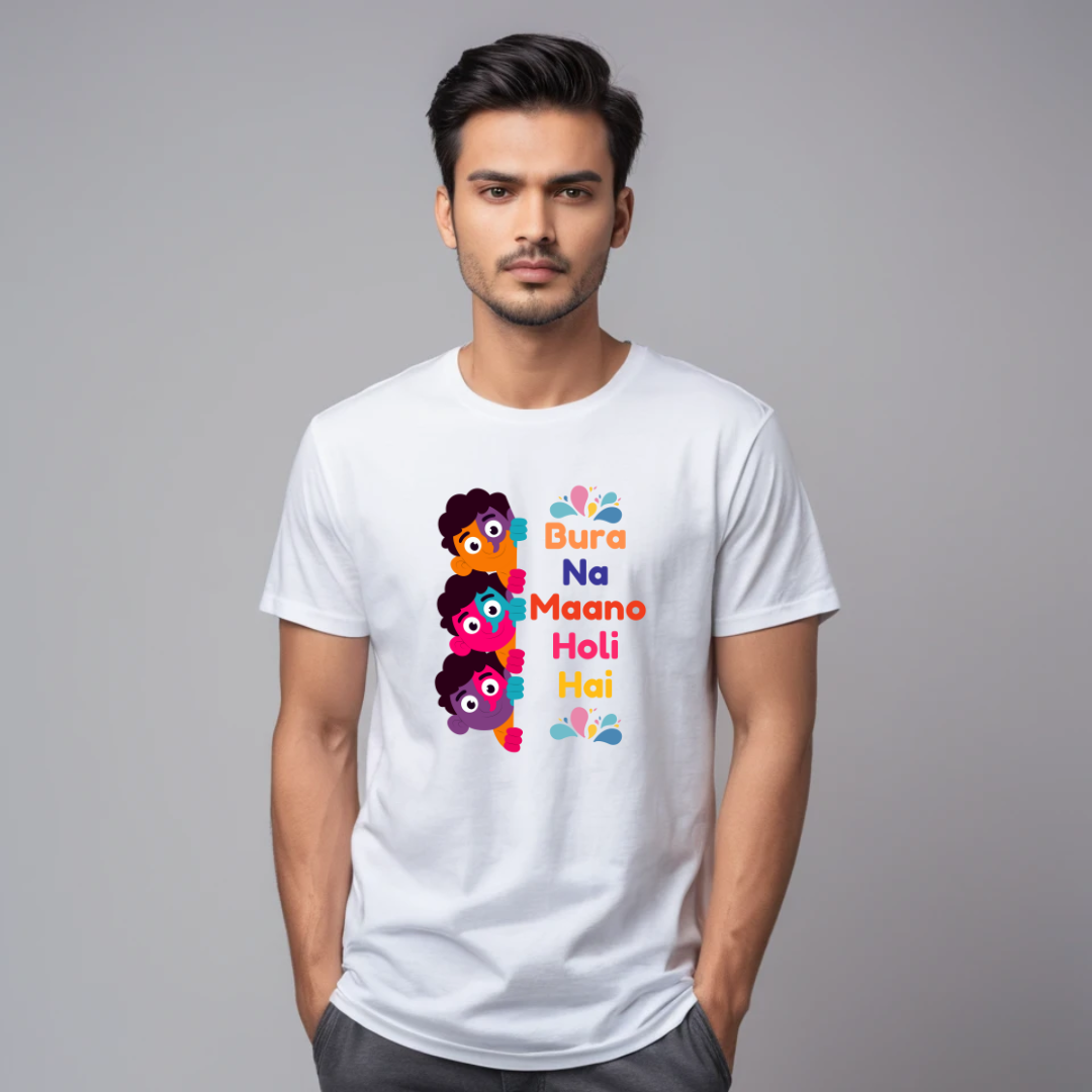 Bura Na Mano Holi Hai T-Shirt | Unisex Tshirt Online