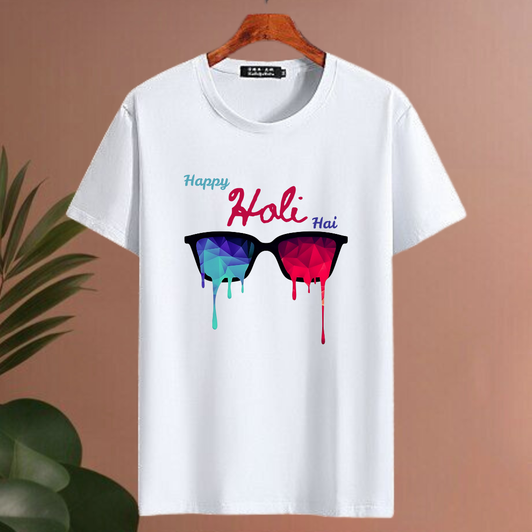 Holi Color eye glass T-Shirt | Unisex Tshirt Online