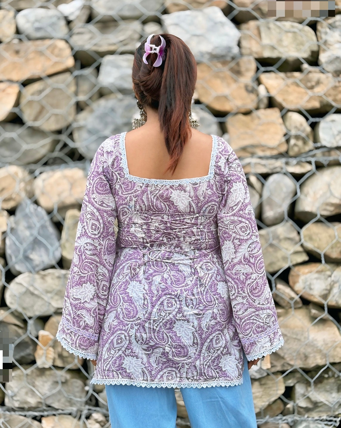 Heer Corset back kurti 🌸